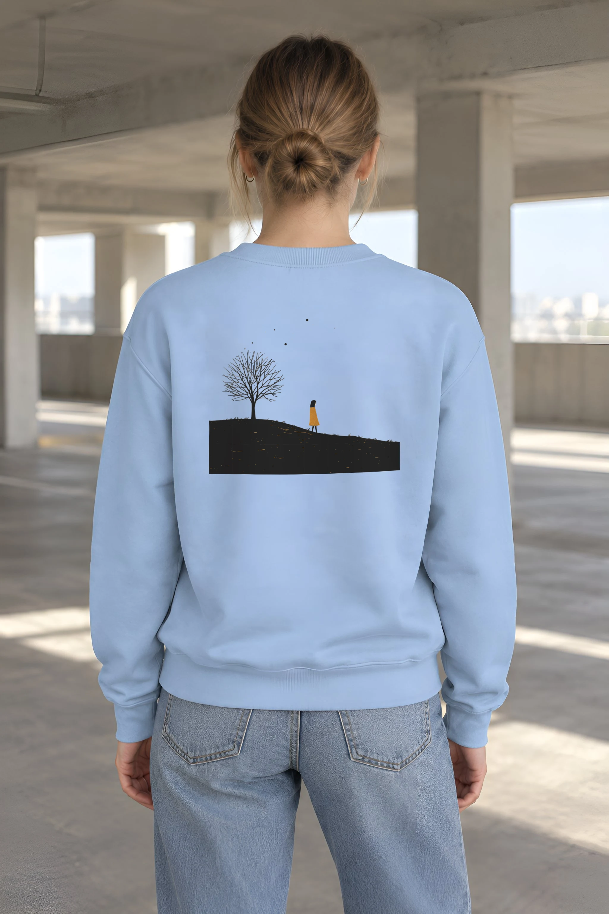 "Solitary Hill" 1 Crewneck Sweatshirt
