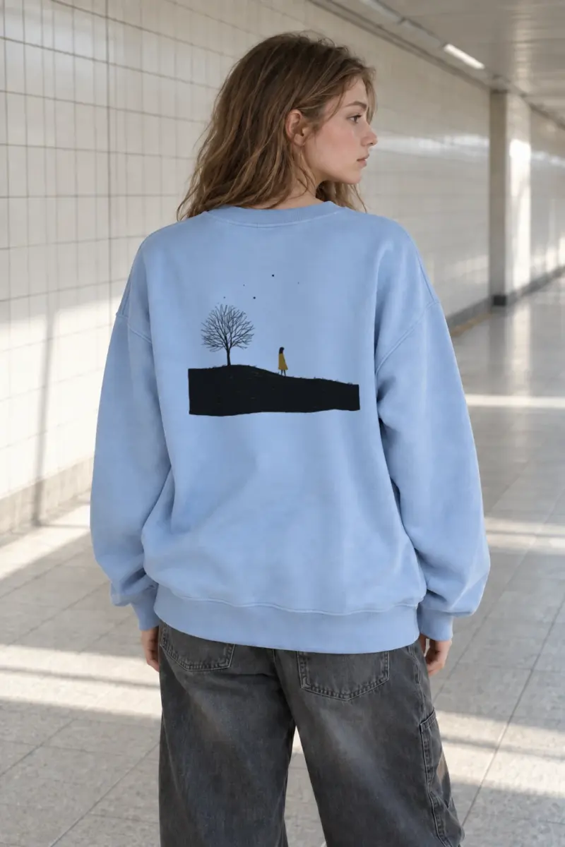 "Solitary Hill" Heavy Blend Unisex Crewneck Sweatshirt | Gildan 18000