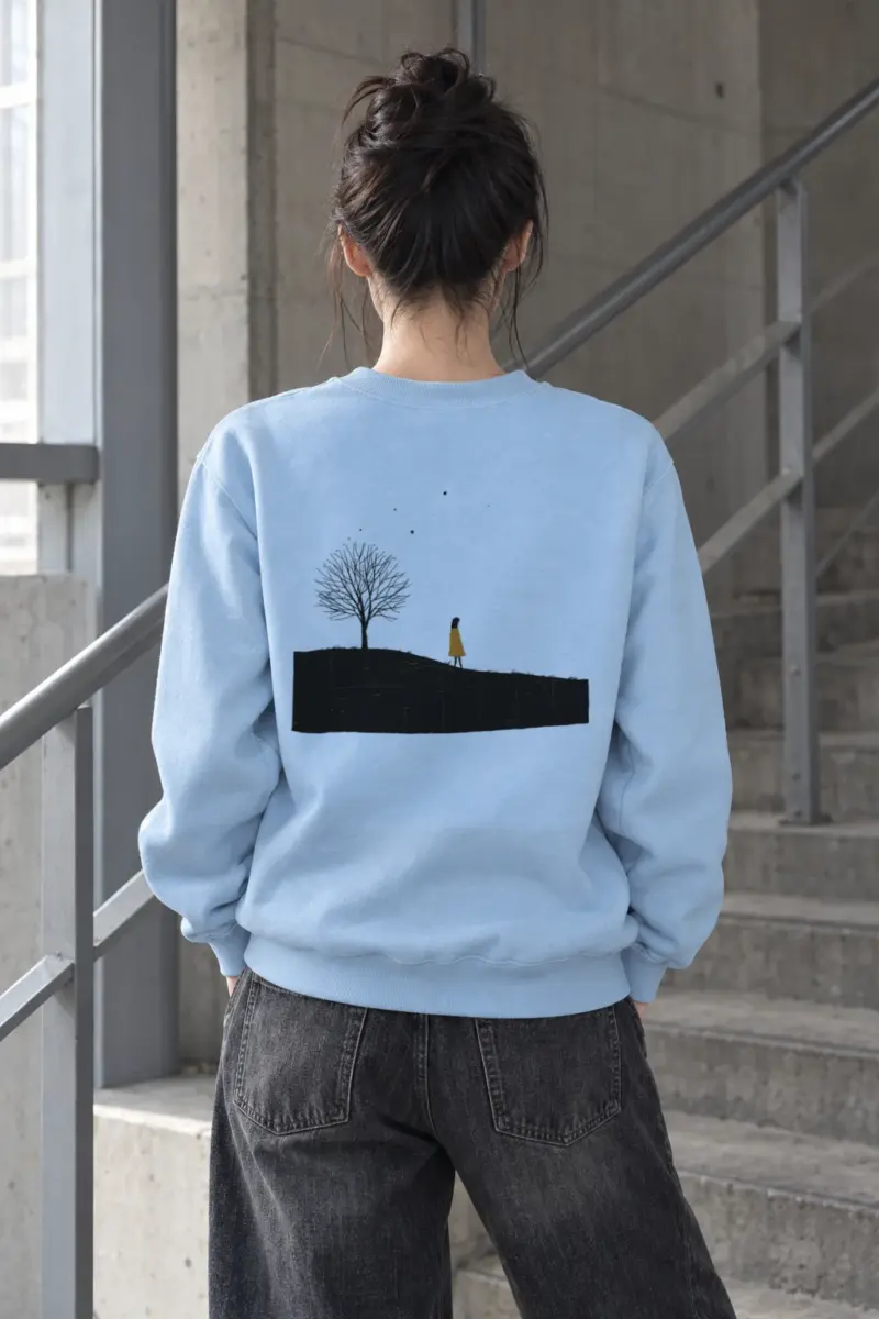 "Solitary Hill" Heavy Blend Unisex Crewneck Sweatshirt