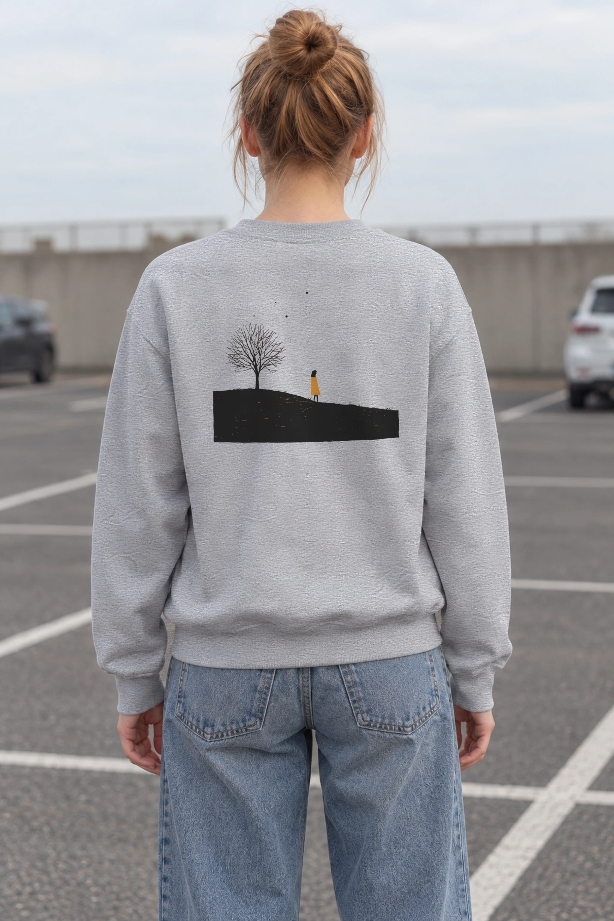 "Solitary Hill" 1 Crewneck Sweatshirt