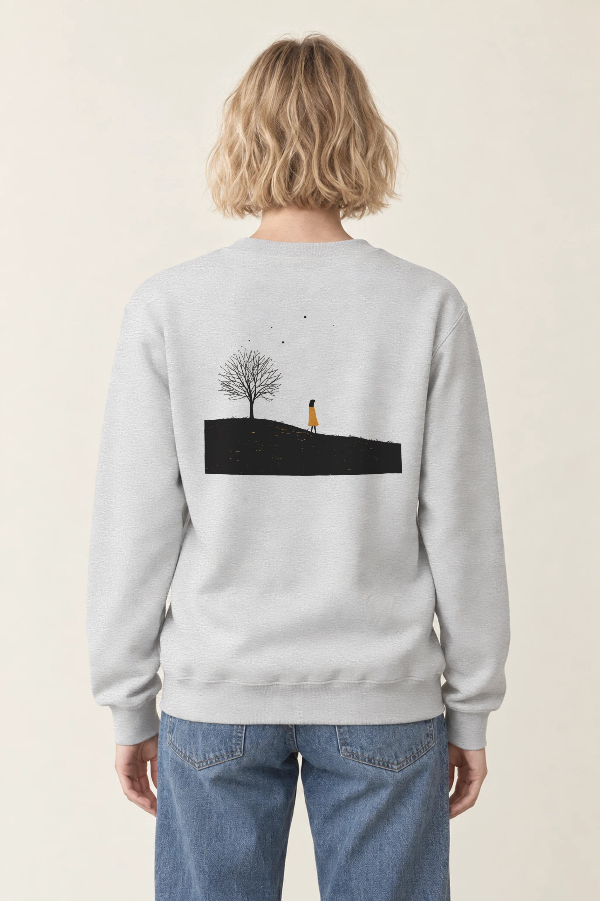"Solitary Hill" 1 Crewneck Sweatshirt