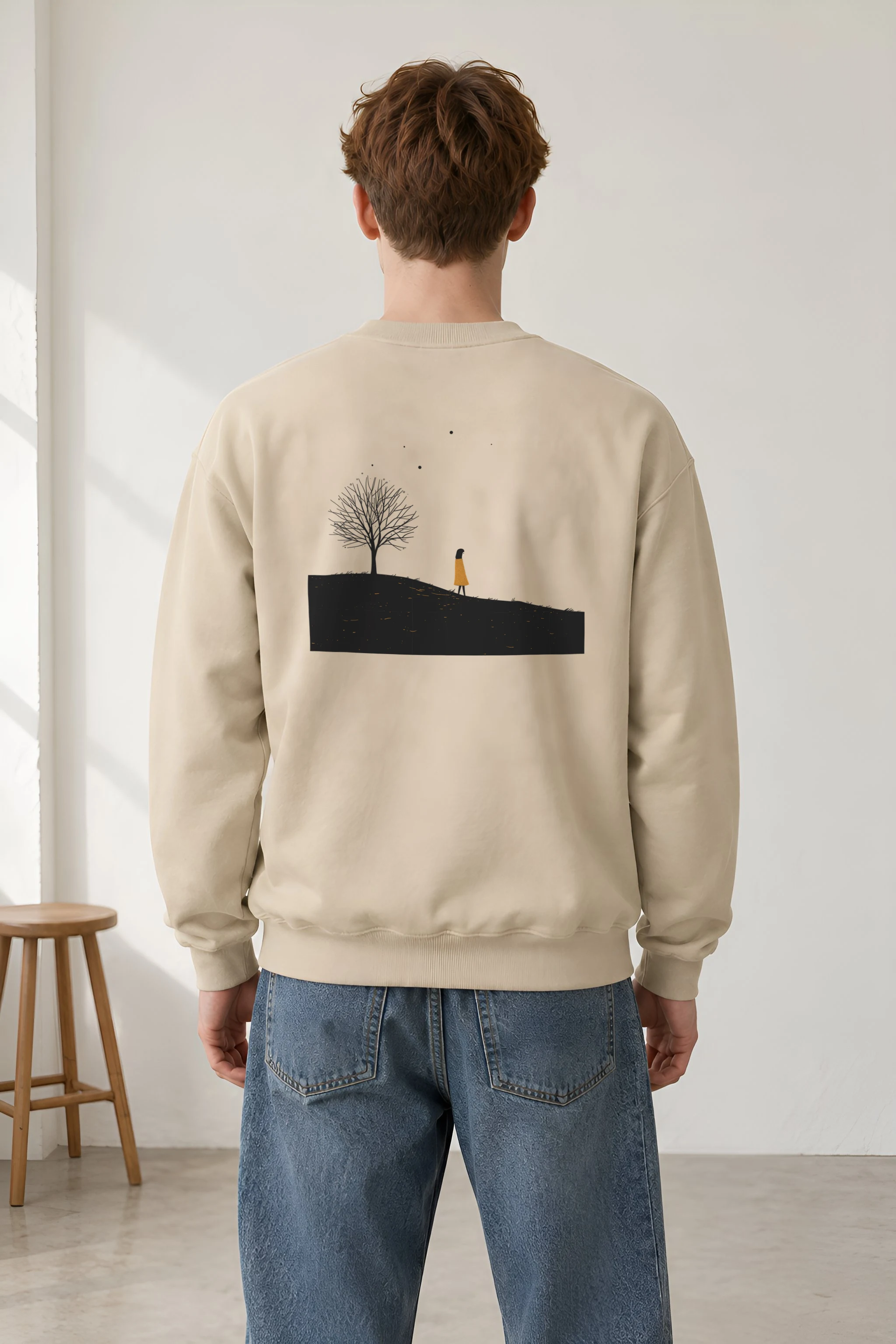 "Solitary Hill" 1 Crewneck Sweatshirt