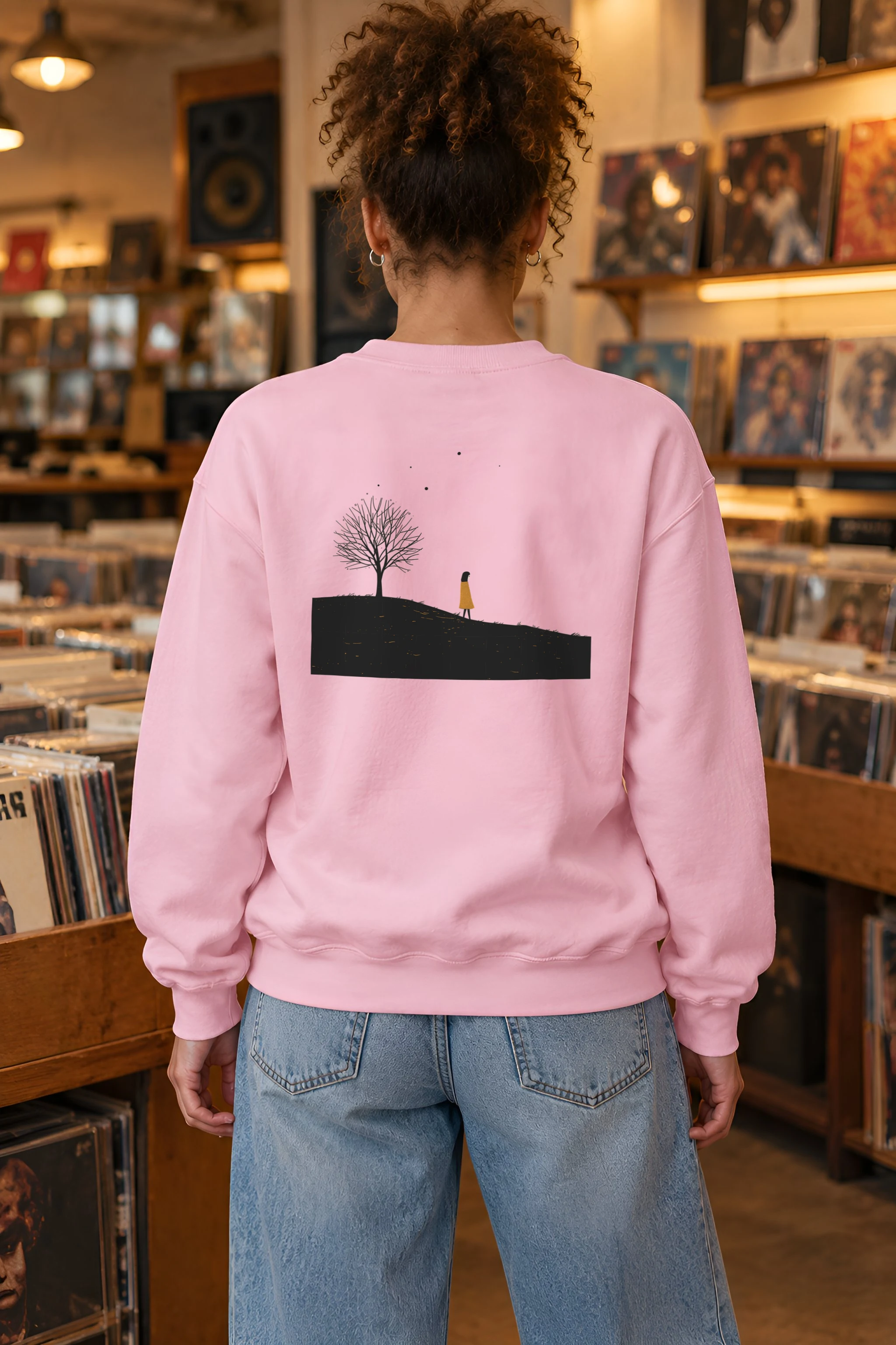 "Solitary Hill" 1 Crewneck Sweatshirt