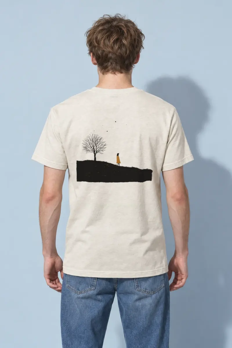"Solitary Hill" Heavyweight Unisex Crewneck T-shirt