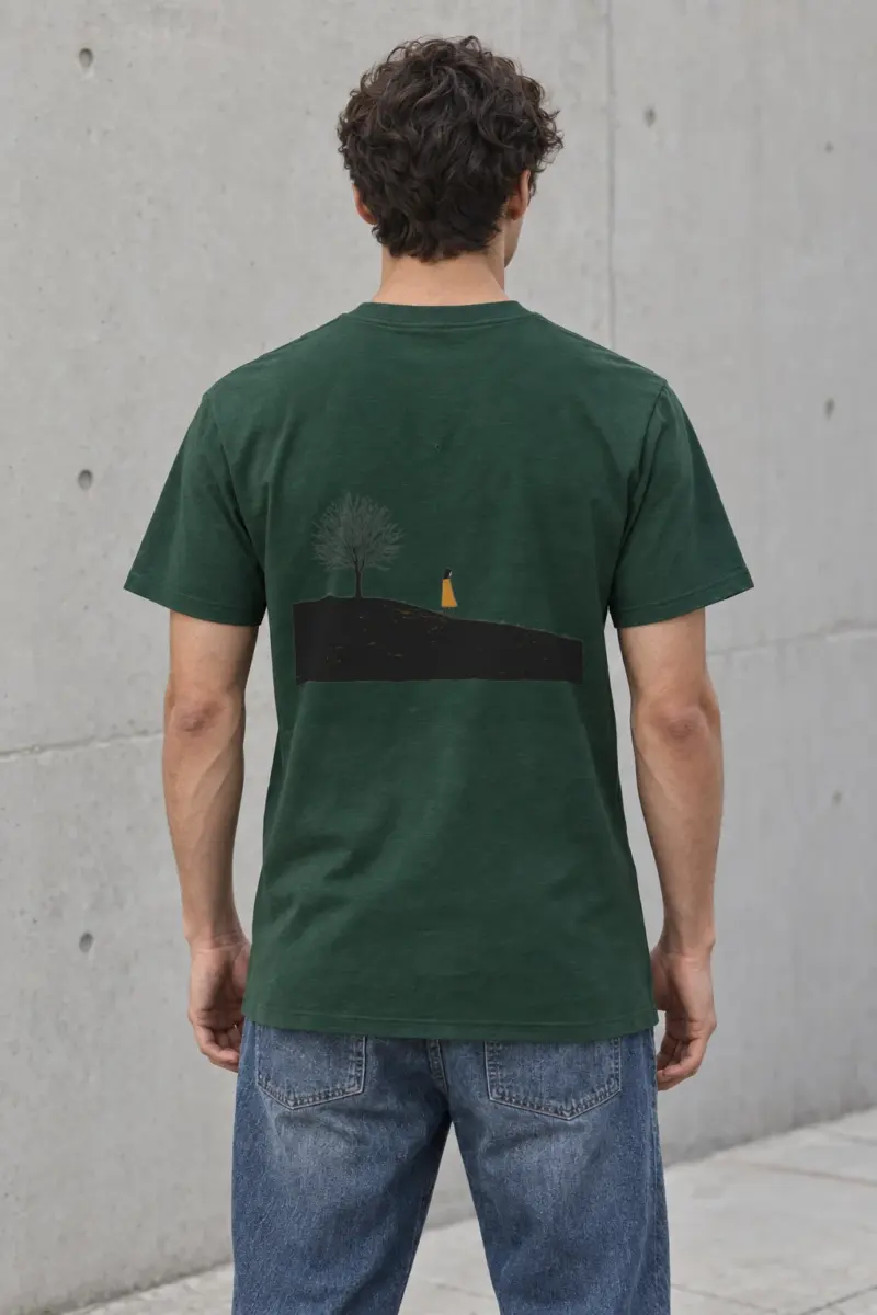 "Solitary Hill" Heavyweight Unisex Crewneck T-shirt | Gildan 5000