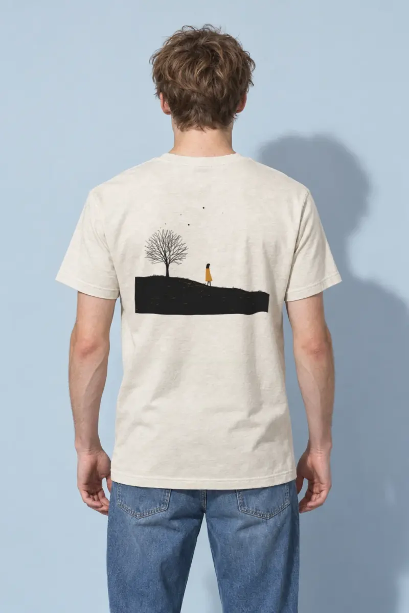 "Solitary Hill" Heavyweight Unisex Crewneck T-shirt