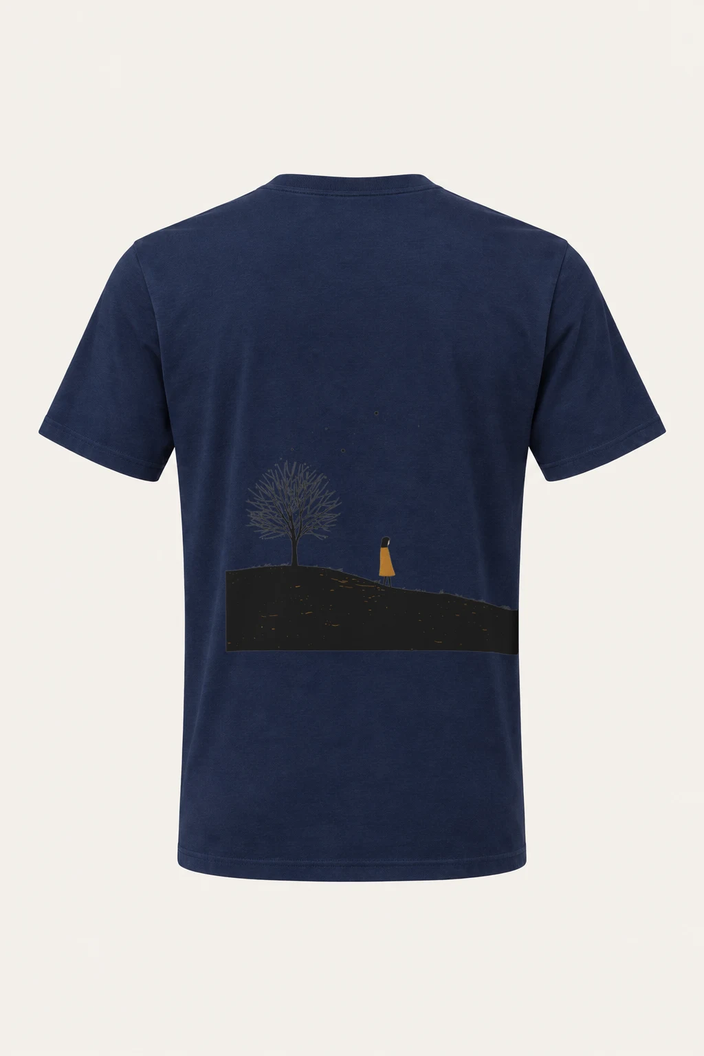 "Solitary Hill" Heavyweight Unisex Crewneck T-shirt | Gildan 5000