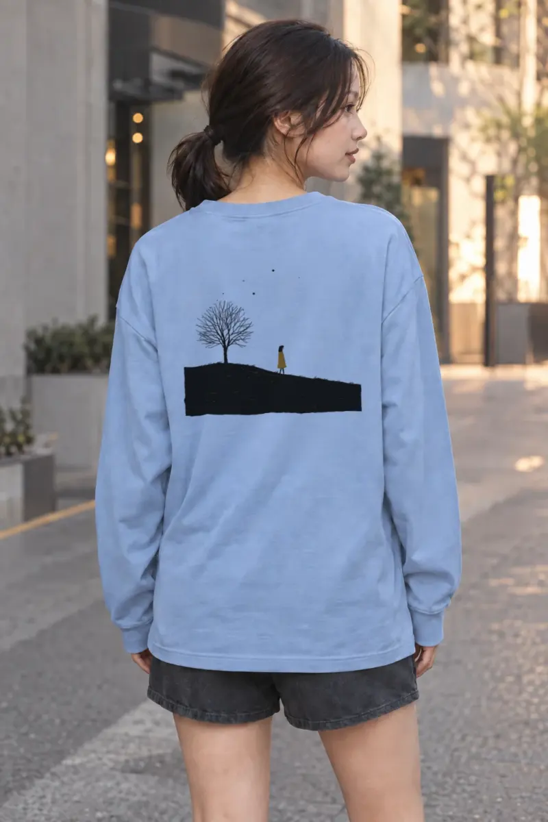“Solitary Hill” Unisex Longsleeve T-shirt | Gildan 2400