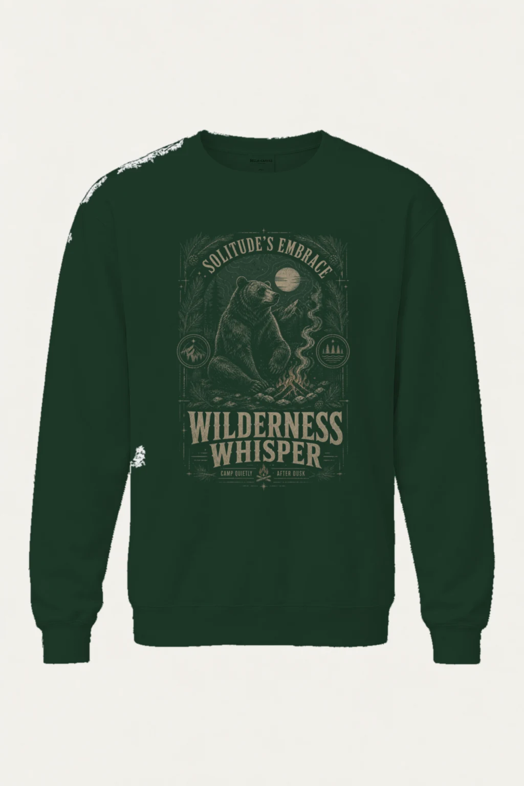 "Solitude's Embrace" Heavy Blend Unisex Crewneck Sweatshirt | Gildan 18000
