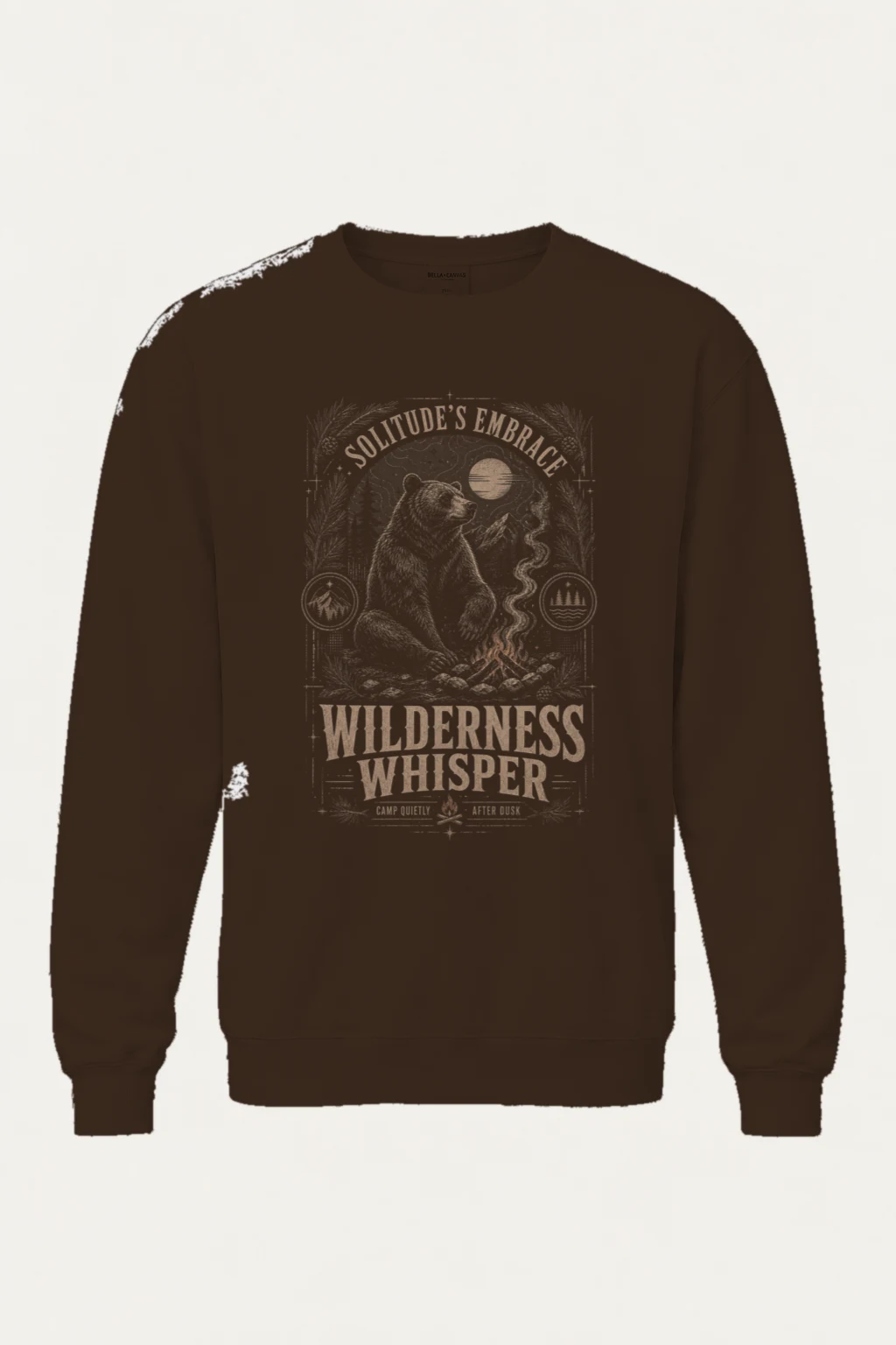 "Solitude's Embrace" Heavy Blend Unisex Crewneck Sweatshirt | Gildan 18000
