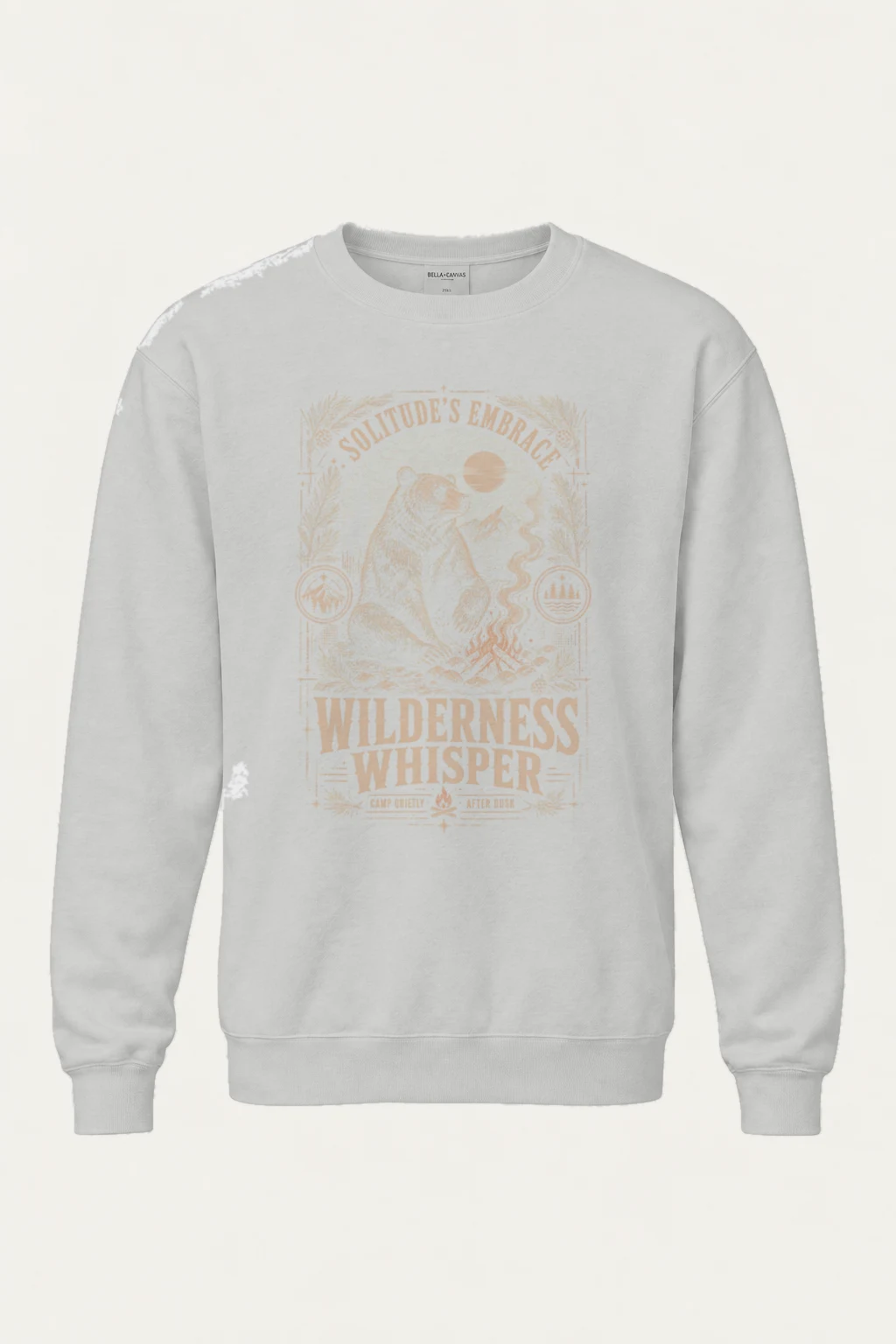 "Solitude's Embrace" Heavy Blend Unisex Crewneck Sweatshirt | Gildan 18000