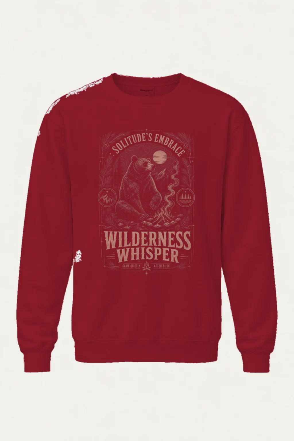 "Solitude's Embrace" Heavy Blend Unisex Crewneck Sweatshirt | Gildan 18000