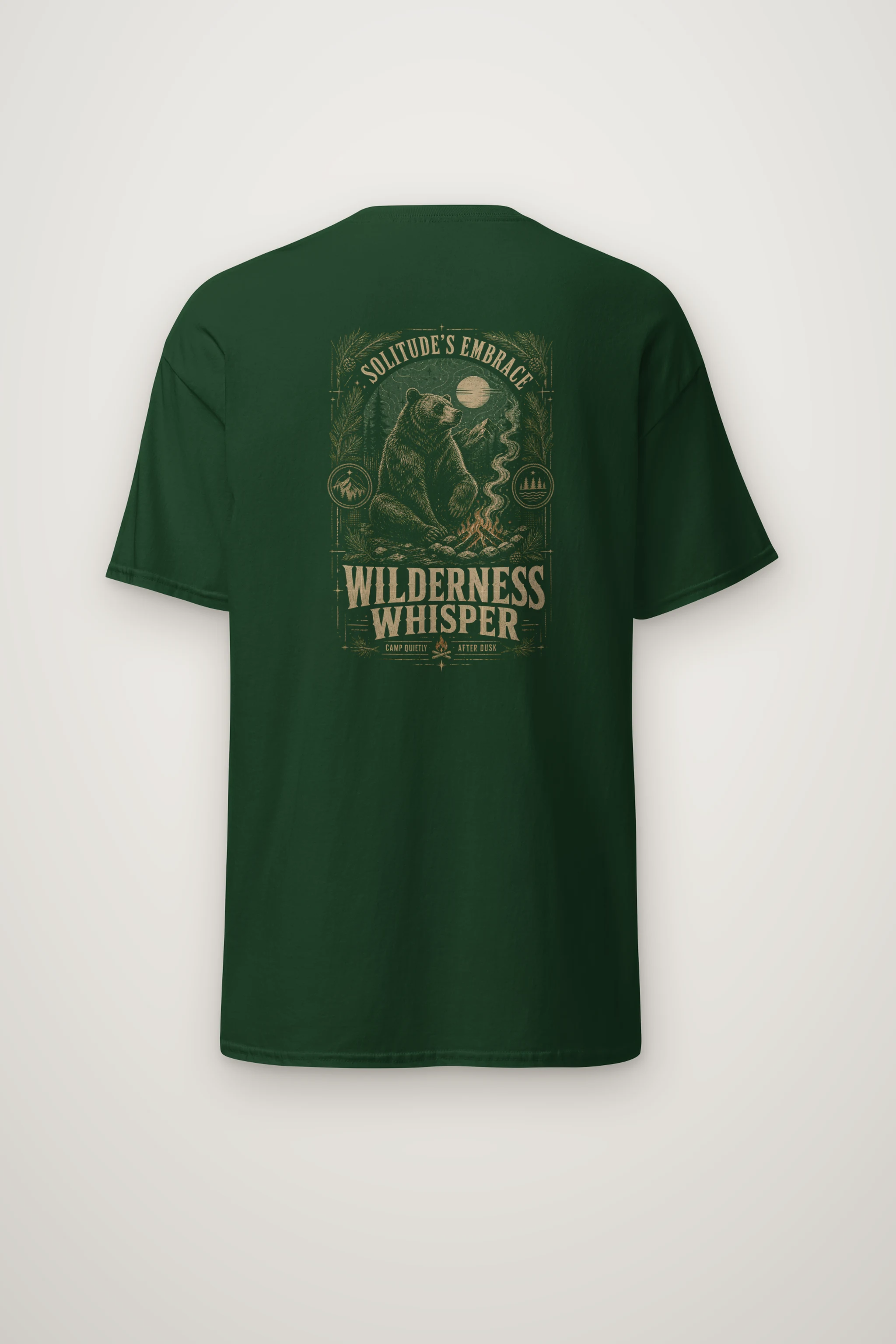 "Solitude's Embrace" Heavyweight Unisex Crewneck T-shirt
