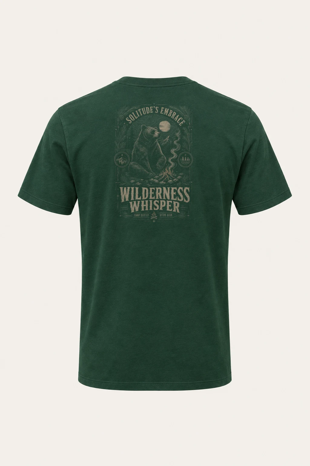 "Solitude's Embrace" Heavyweight Unisex Crewneck T-shirt | Gildan 5000