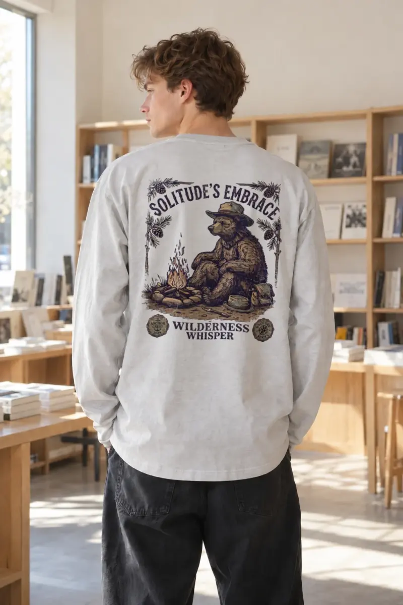 “Solitude’s Embrace” Unisex Longsleeve T-shirt | Gildan 2400