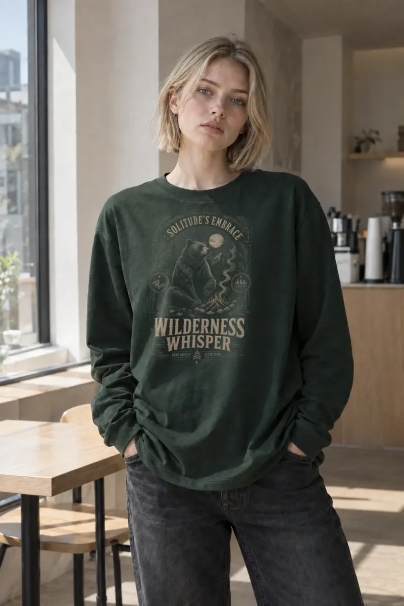 “Solitude’s Embrace” Unisex Longsleeve T-shirt | Gildan 2400