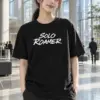 "Solo Roamer" Heavyweight Unisex Crewneck T-shirt | Gildan 5000