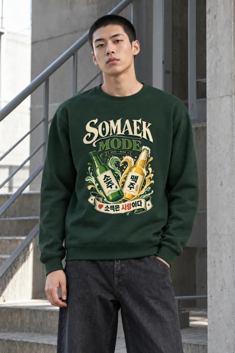 "Somaek Mode" Heavy Blend Unisex Crewneck Sweatshirt