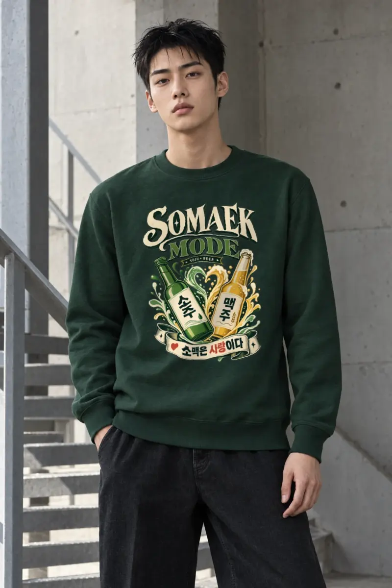 "Somaek Mode" Heavy Blend Unisex Crewneck Sweatshirt