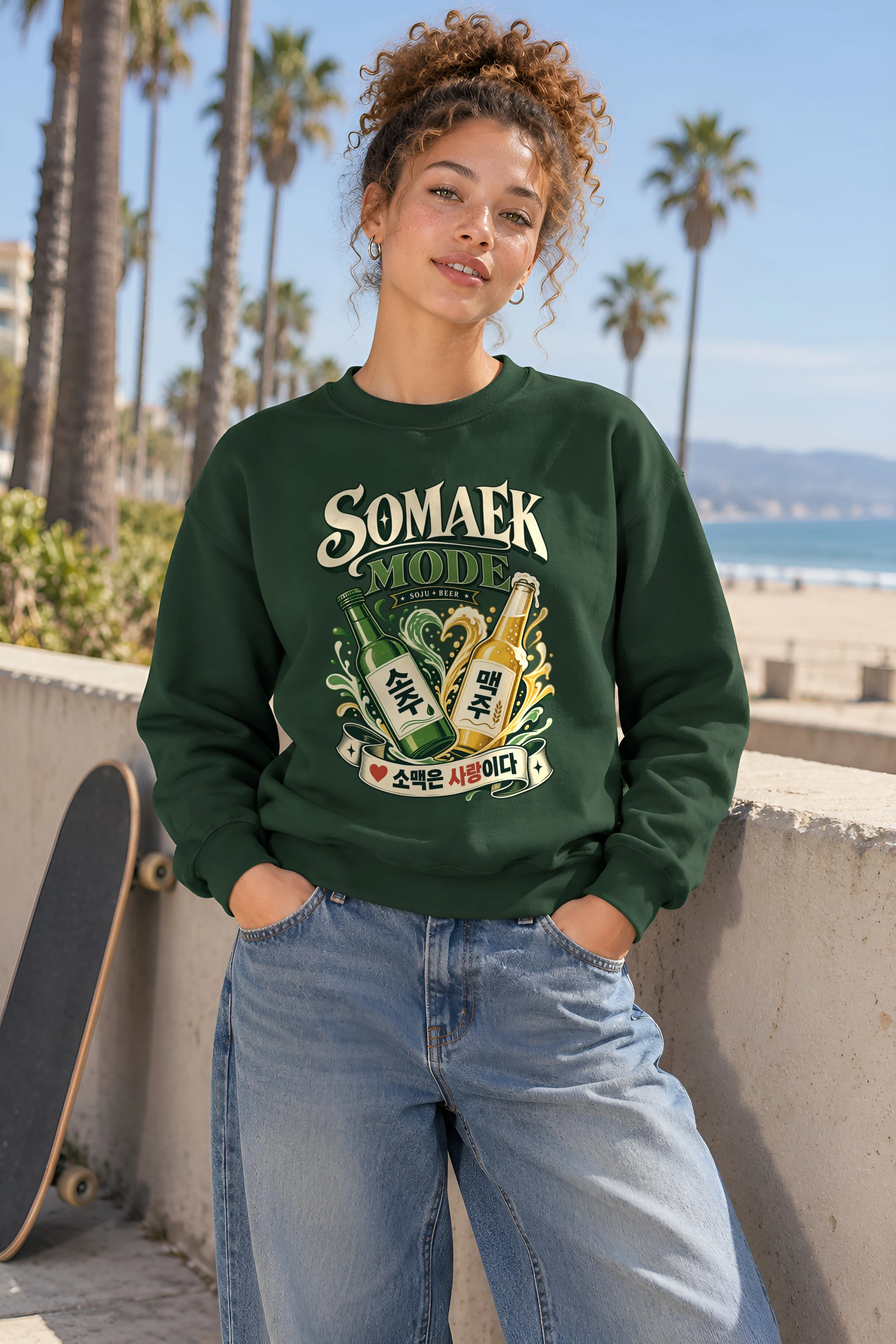 "Somaek Mode" Unisex Crewneck Sweatshirt
