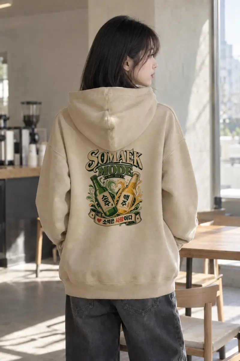 "Somaek Mode" Heavy Blend Unisex Pullover Hoodie | Gildan 18500