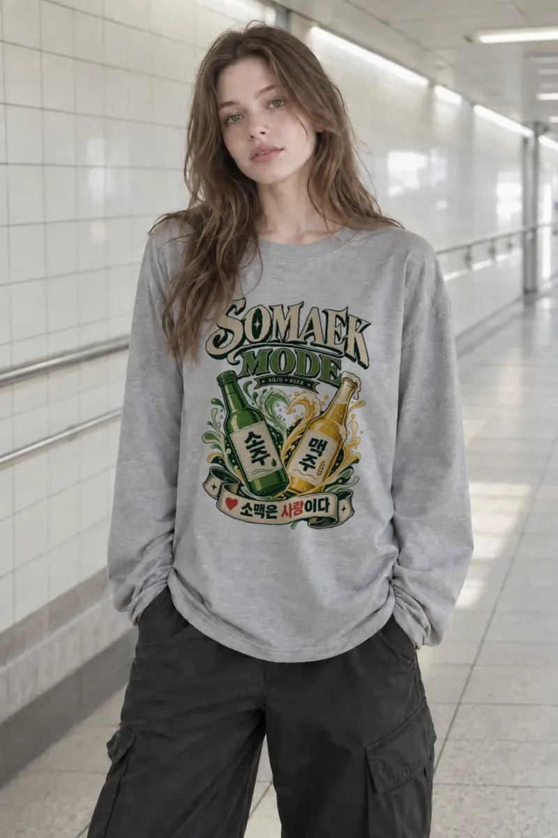 "Somaek Mode" Unisex Longsleeve T-shirt | Gildan 2400