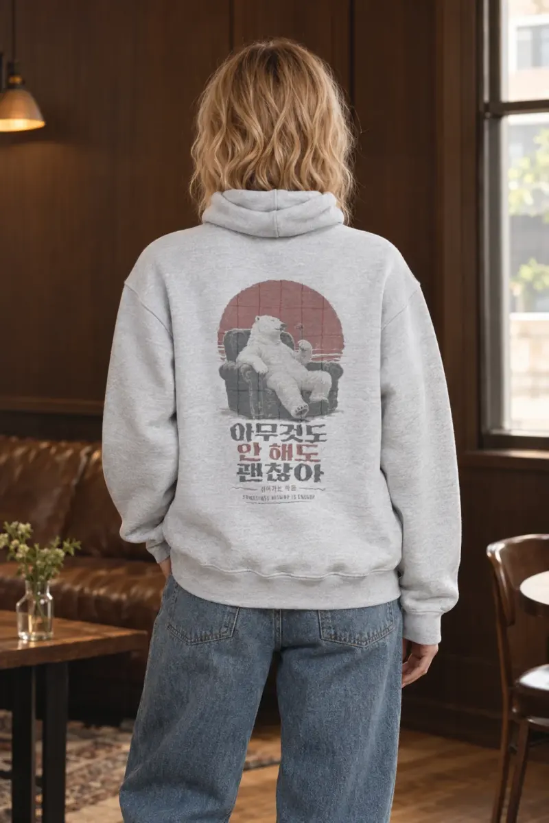 "Sometimes Nothing Is Enough" Heavy Blend Unisex Pullover Hoodie