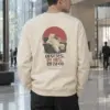 "Sometimes Nothing Is Enough" Unisex Sponge Fleece Crewneck Sweatshirt | Bella + Canvas 3901