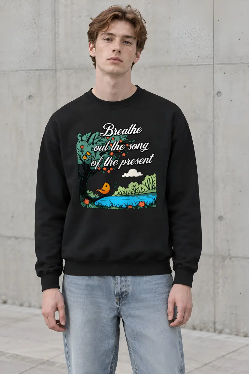 "Song Of The Present" Heavy Blend Unisex Crewneck Sweatshirt