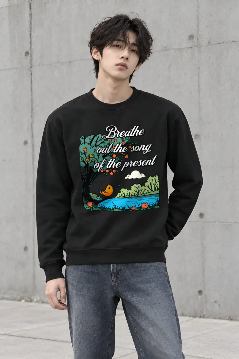 "Song Of The Present" Heavy Blend Unisex Crewneck Sweatshirt