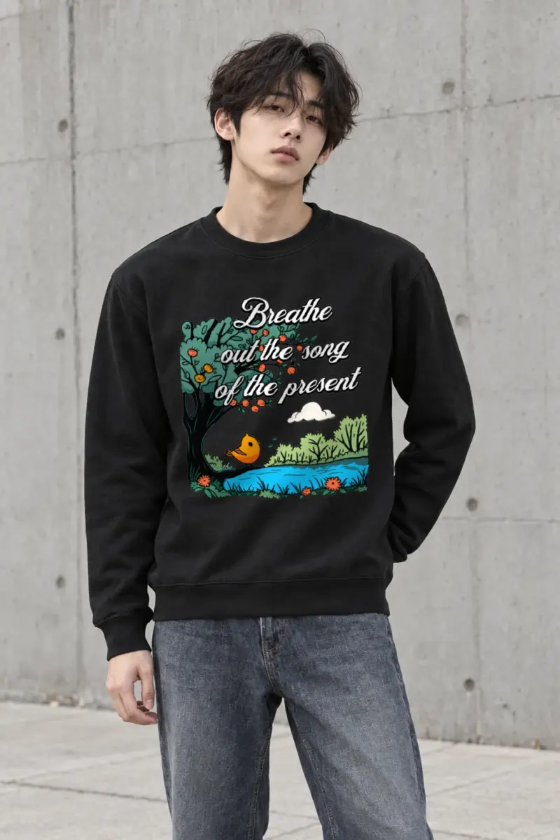 "Song Of The Present" Heavy Blend Unisex Crewneck Sweatshirt