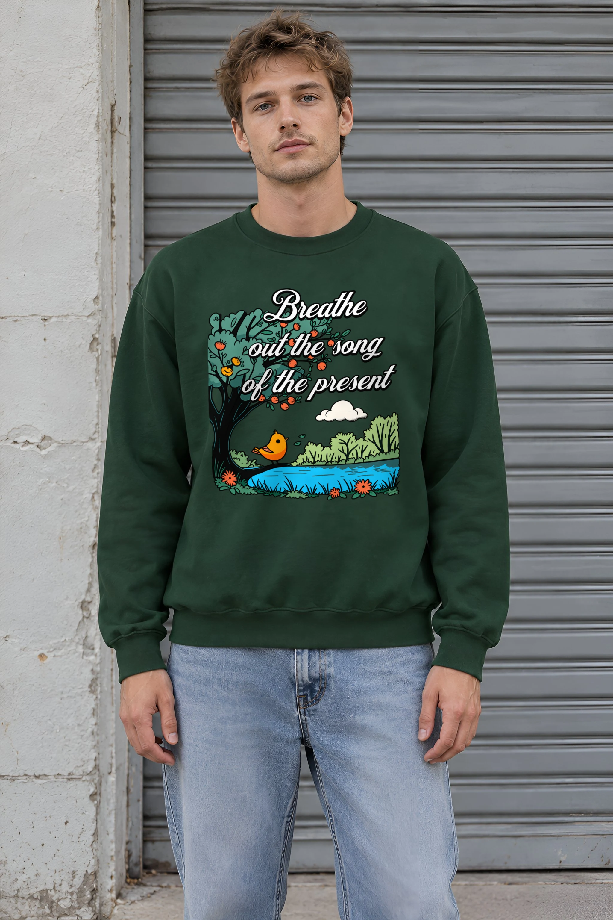"Song Of The Present" 1 Crewneck Sweatshirt
