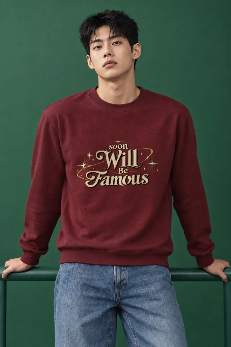 "Soon Will Be Famous" Heavy Blend Unisex Crewneck Sweatshirt