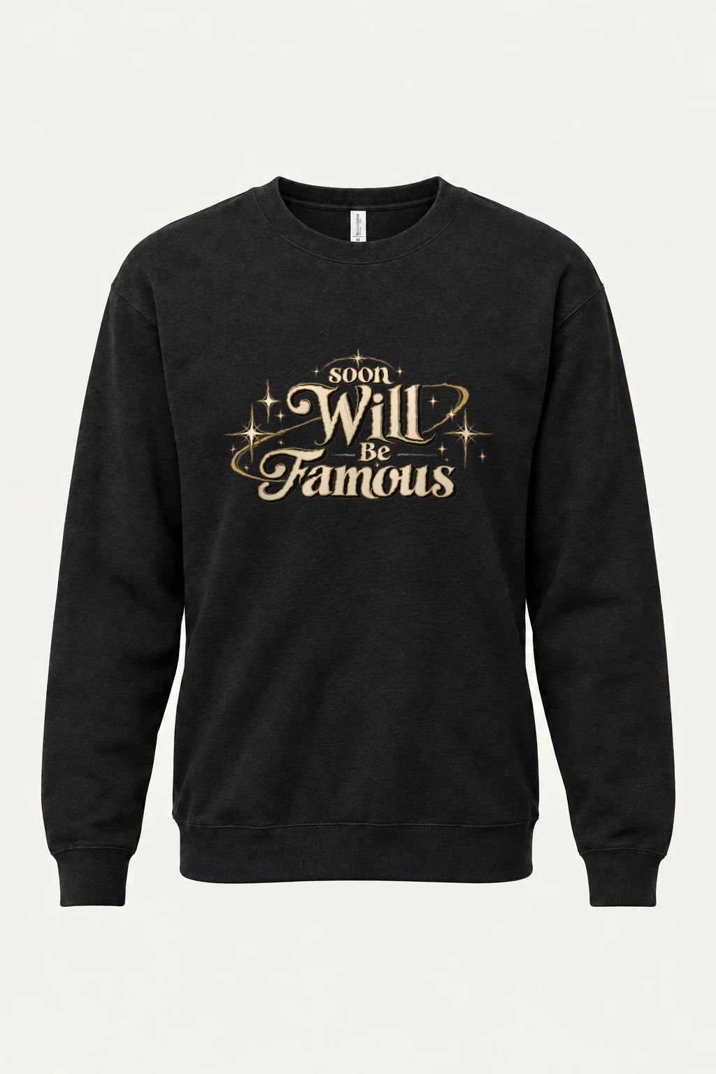 "Soon Will Be Famous" Heavy Blend Unisex Crewneck Sweatshirt | Gildan 18000