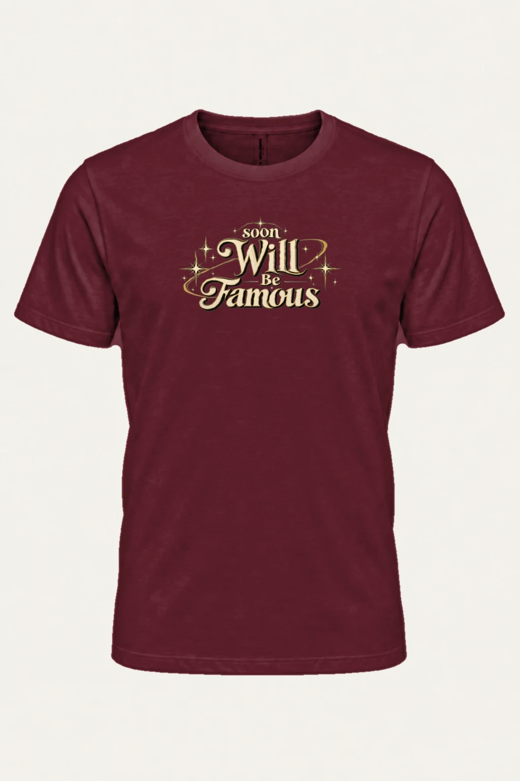 "Soon Will Be Famous" Heavyweight Unisex Crewneck T-shirt | Gildan 5000