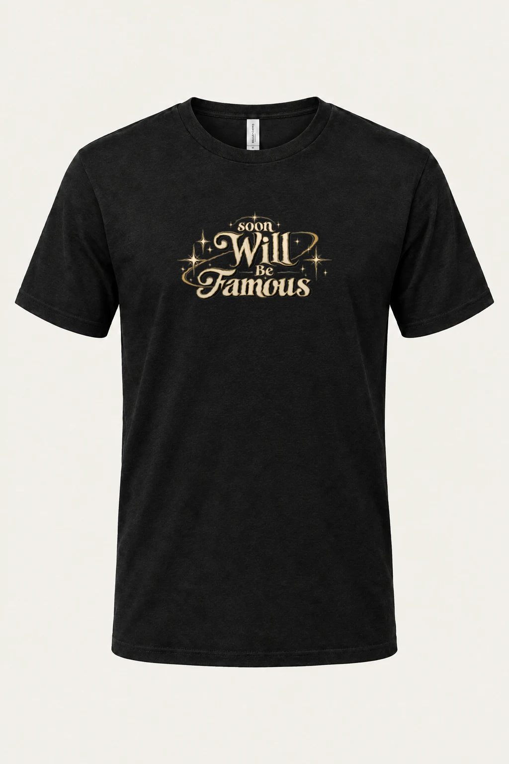 "Soon Will Be Famous" Heavyweight Unisex Crewneck T-shirt | Gildan 5000