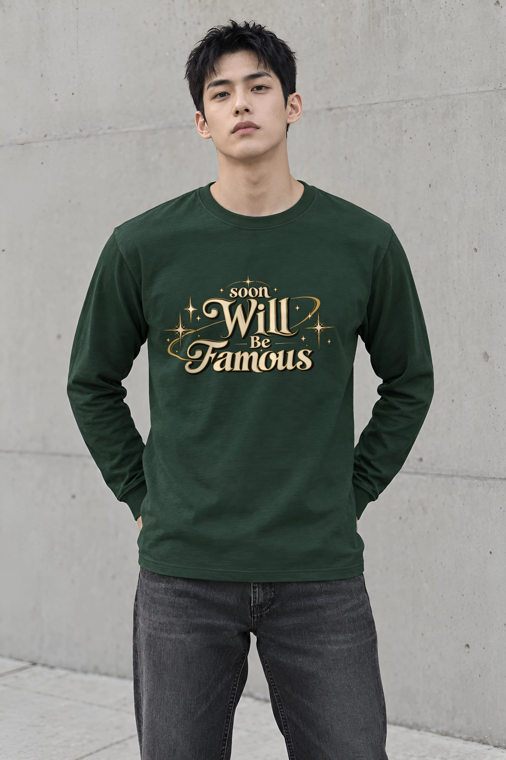 "Soon Will Be Famous" Unisex Longsleeve T-shirt