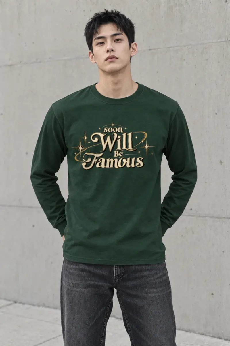 "Soon Will Be Famous" Unisex Longsleeve T-shirt