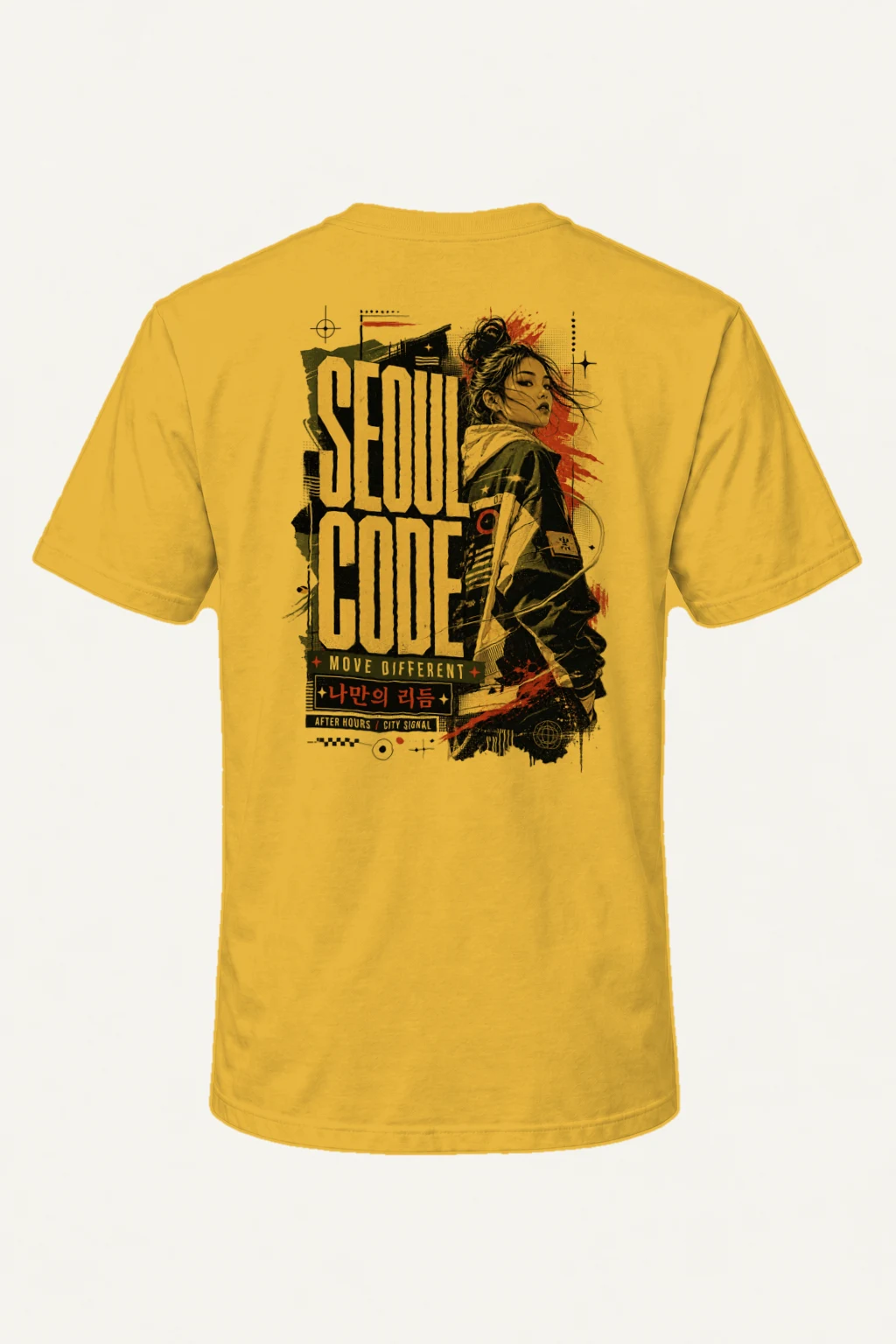 "Soul Code" Heavyweight Unisex Crewneck T-shirt | Gildan 5000