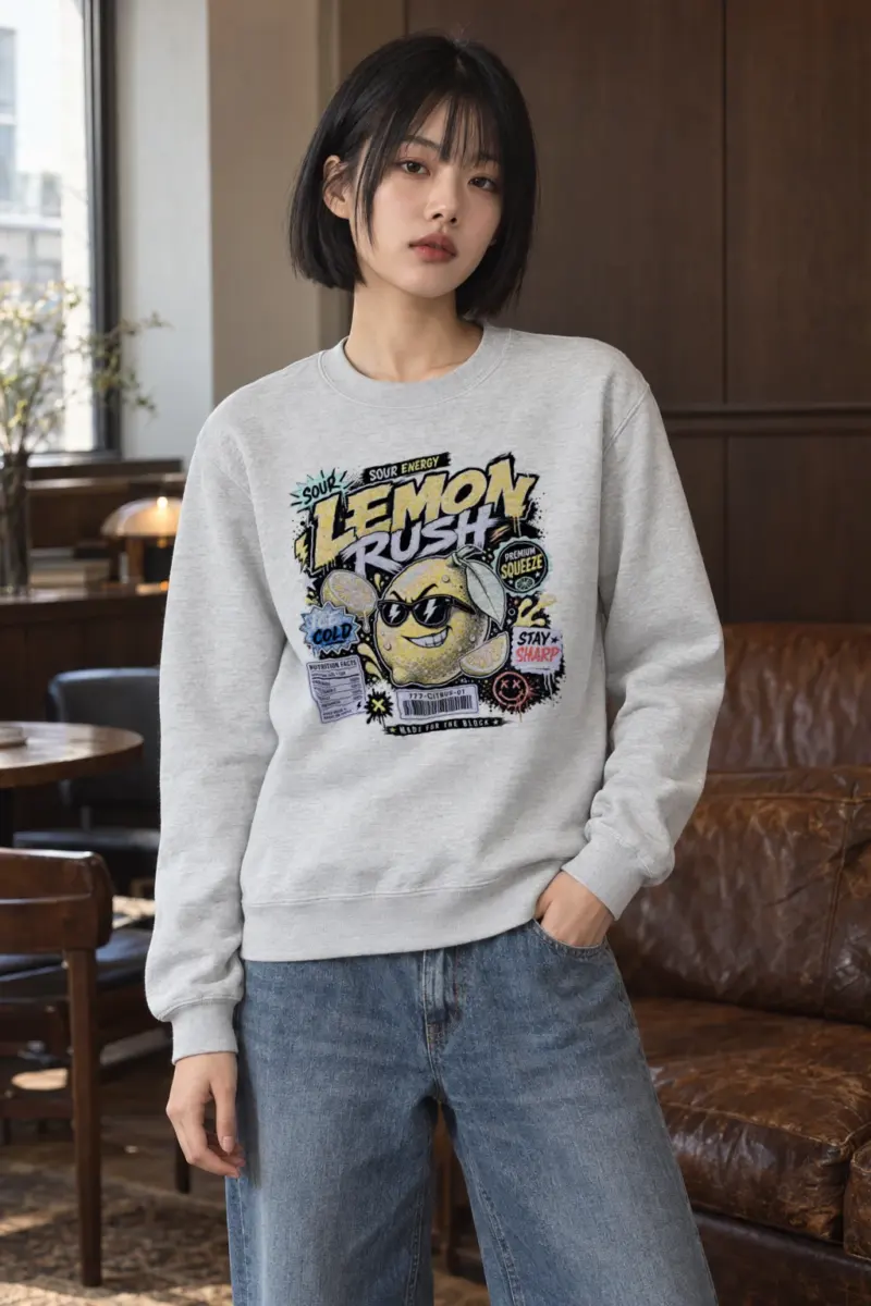"Sour Energy" Heavy Blend Unisex Crewneck Sweatshirt