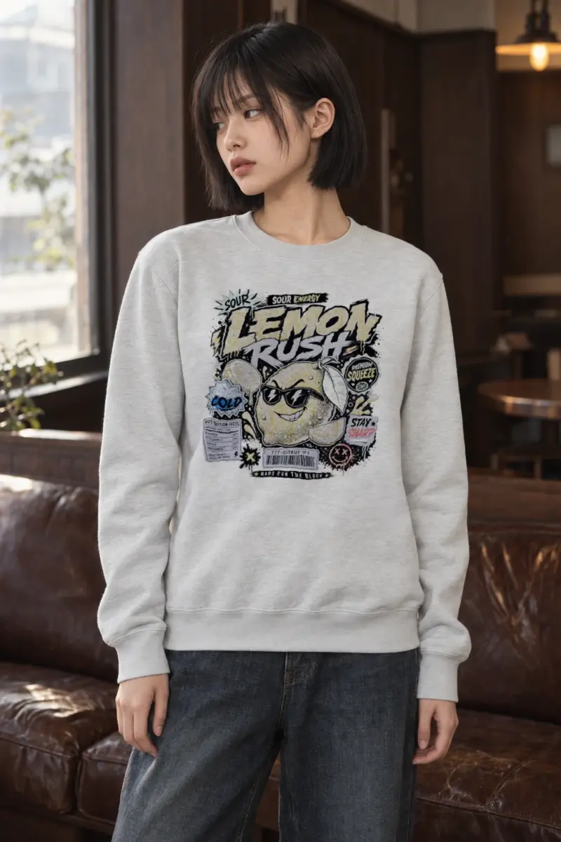 "Sour Energy" Heavy Blend Unisex Crewneck Sweatshirt