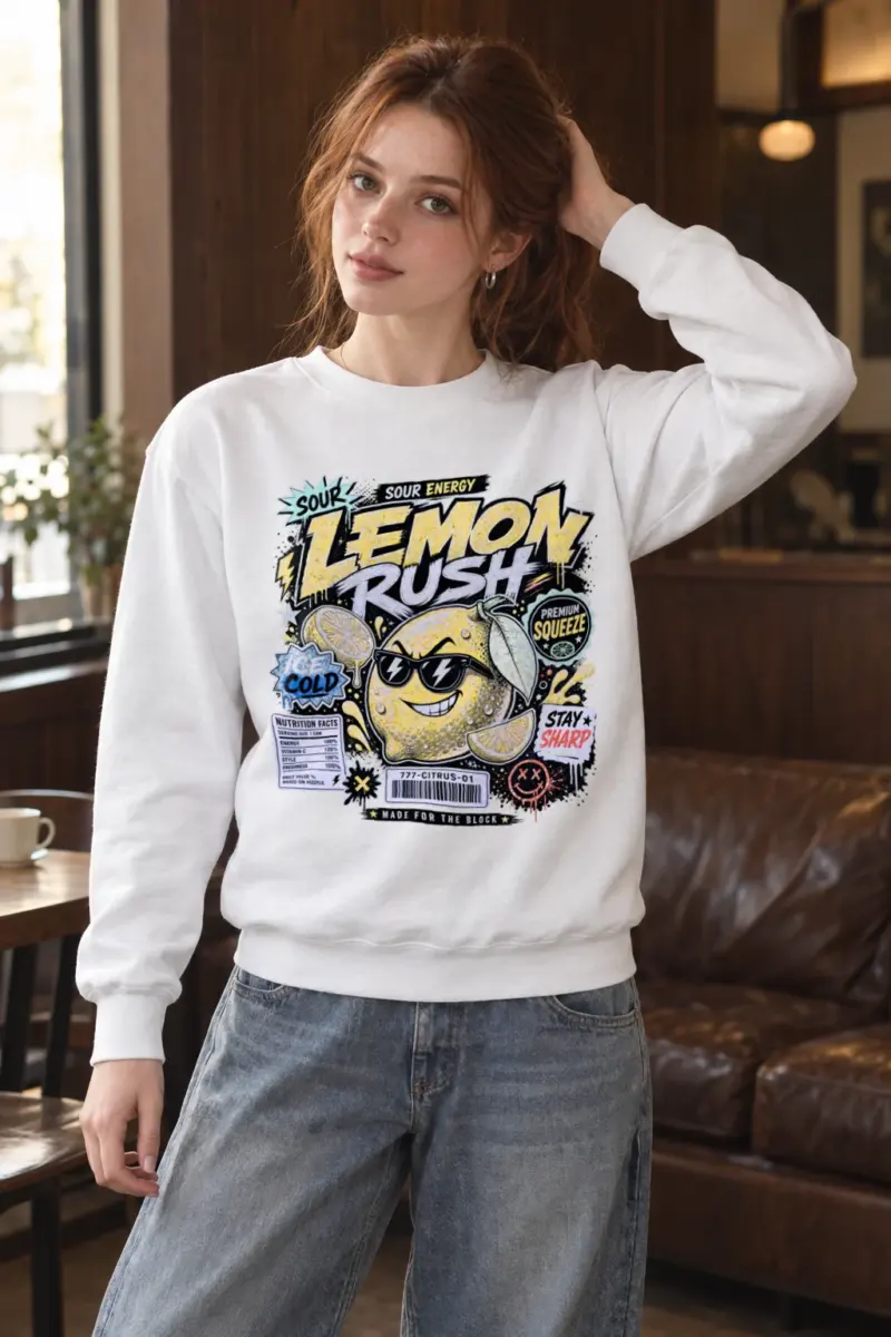 "Sour Energy" Heavy Blend Unisex Crewneck Sweatshirt
