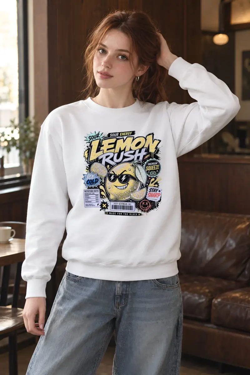 "Sour Energy" Heavy Blend Unisex Crewneck Sweatshirt