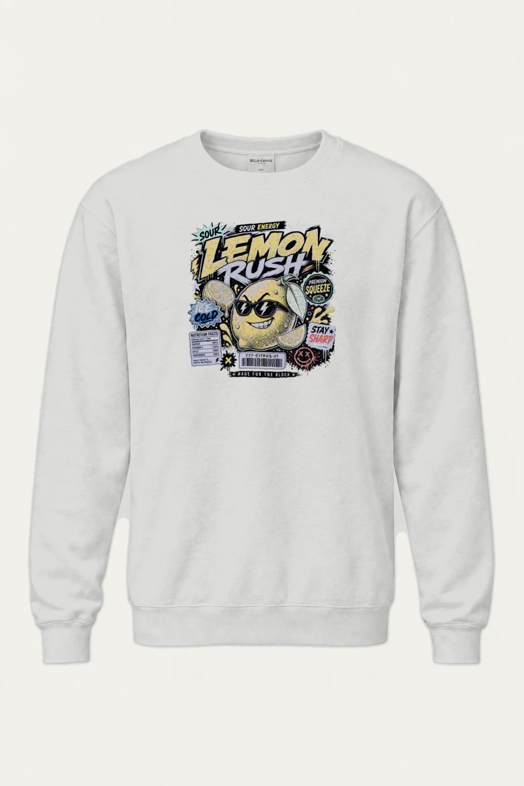 "Sour Energy" Heavy Blend Unisex Crewneck Sweatshirt | Gildan 18000