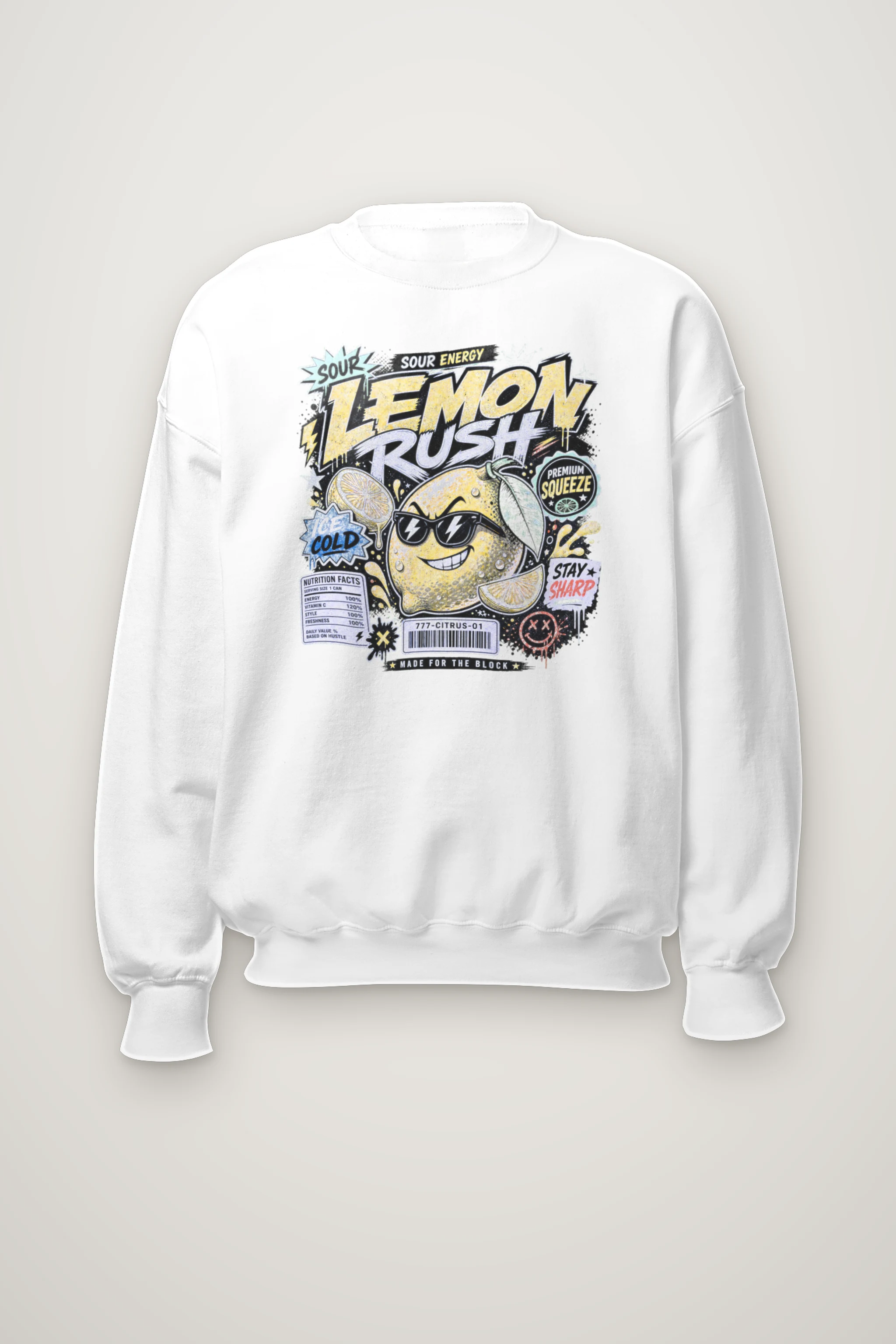 "Sour Energy" Heavy Blend Unisex Crewneck Sweatshirt