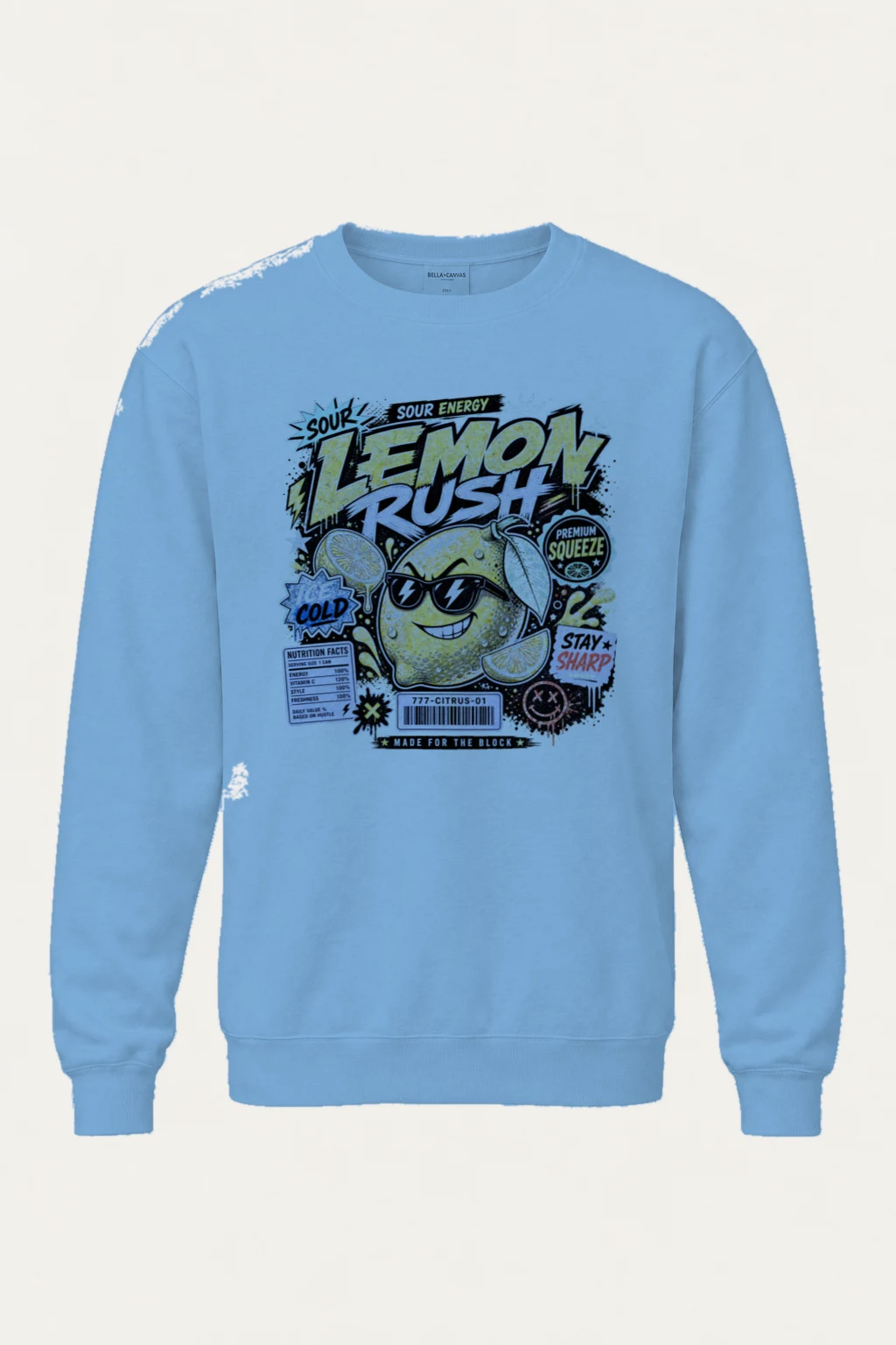 "Sour Energy" Heavy Blend Unisex Crewneck Sweatshirt | Gildan 18000