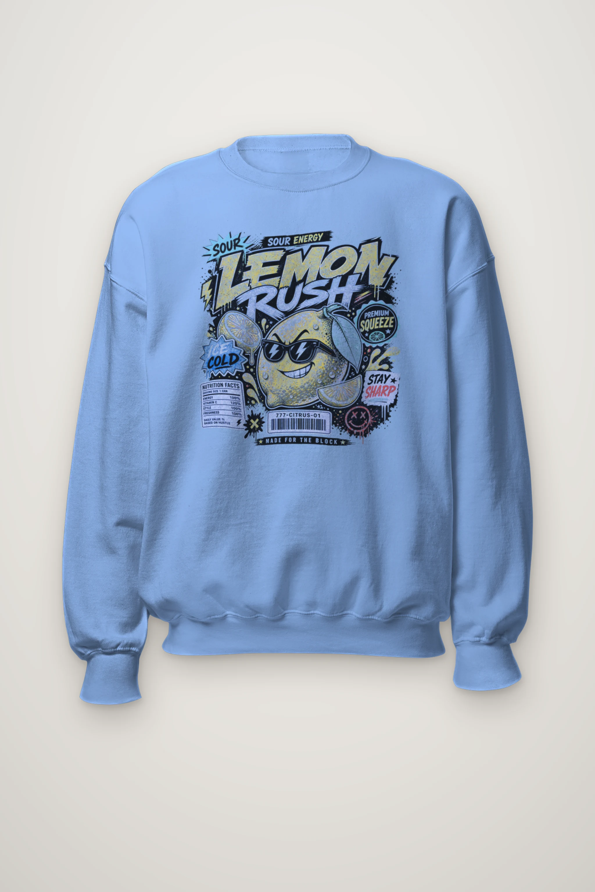 "Sour Energy" Heavy Blend Unisex Crewneck Sweatshirt