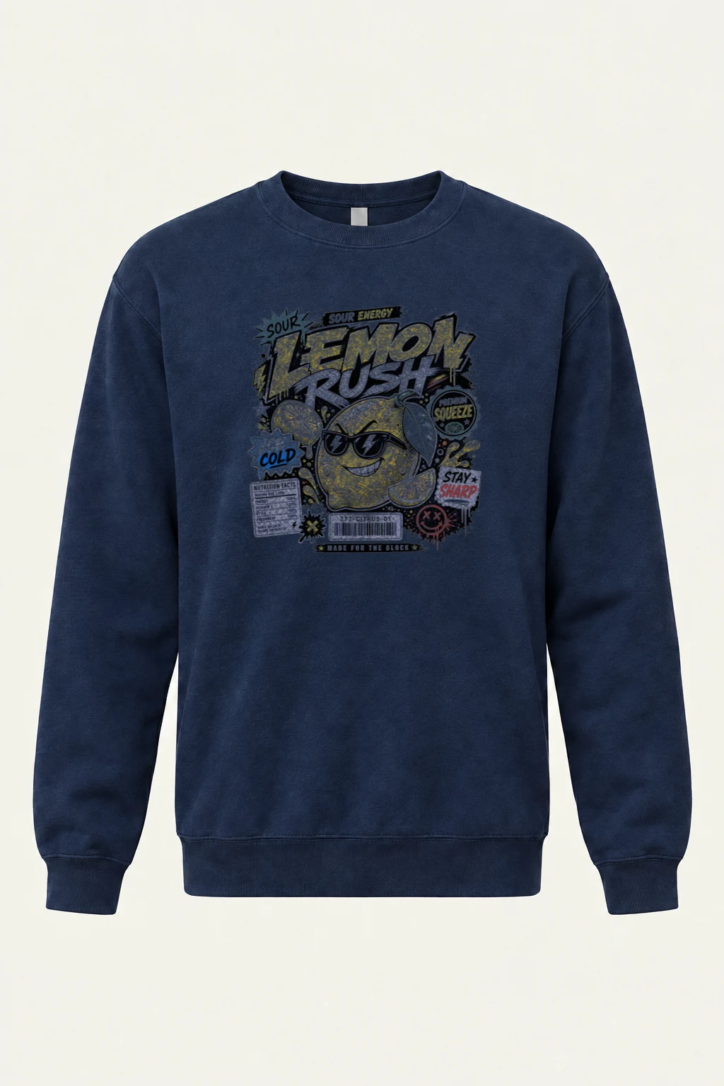 "Sour Energy" Heavy Blend Unisex Crewneck Sweatshirt | Gildan 18000
