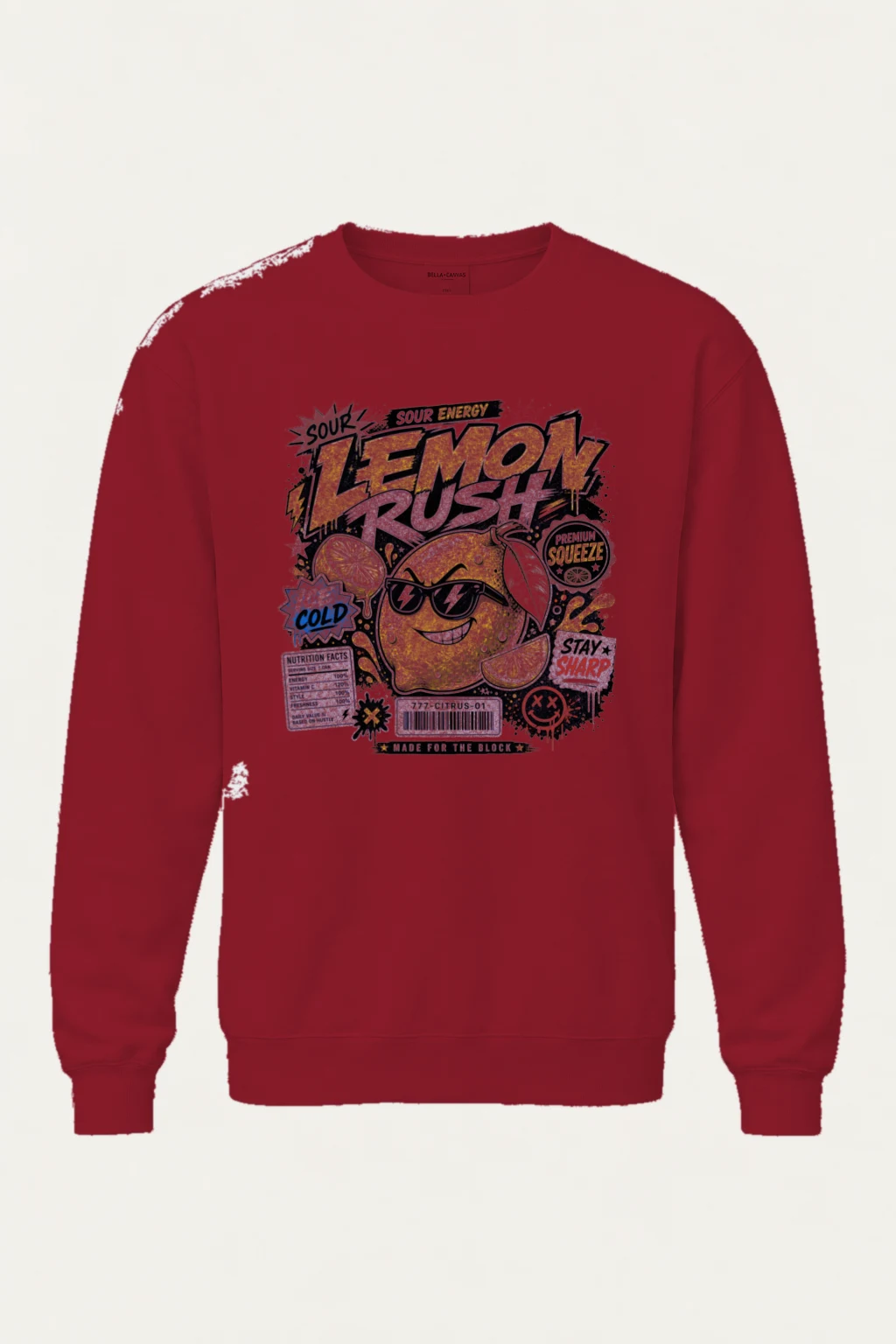 "Sour Energy" Heavy Blend Unisex Crewneck Sweatshirt | Gildan 18000