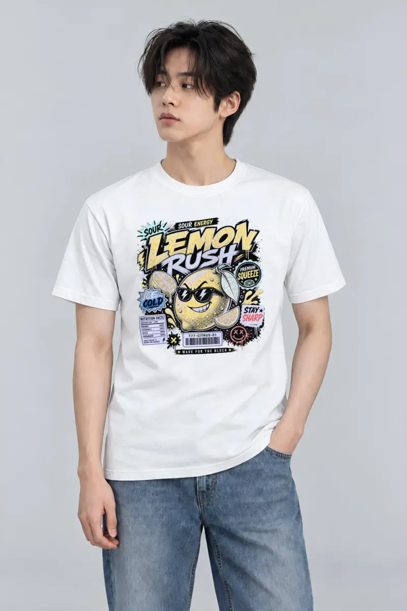 "Sour Energy" Heavyweight Unisex Crewneck T-shirt